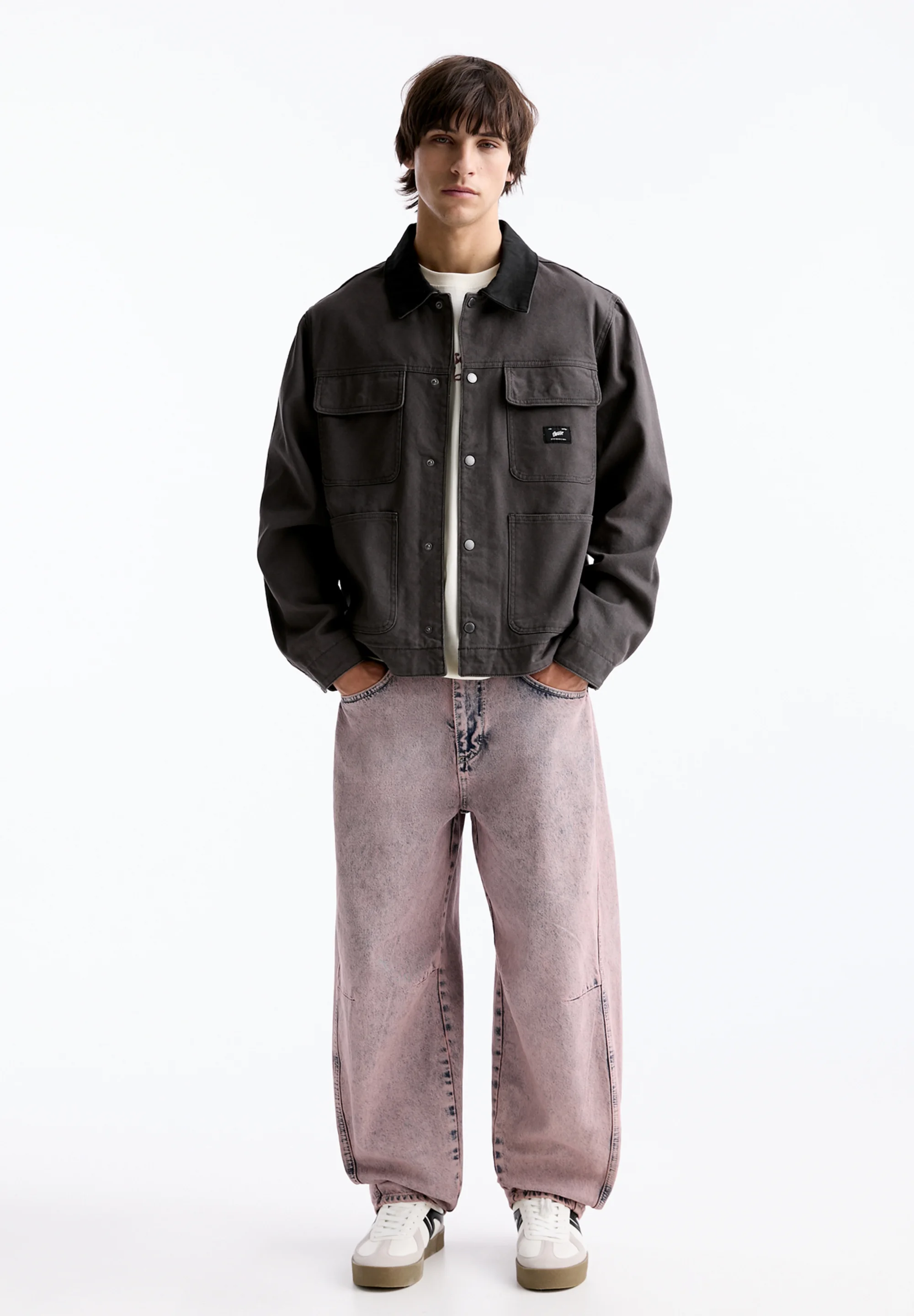 PULL&BEAR STWD TRUCKER - Chaqueta ligera