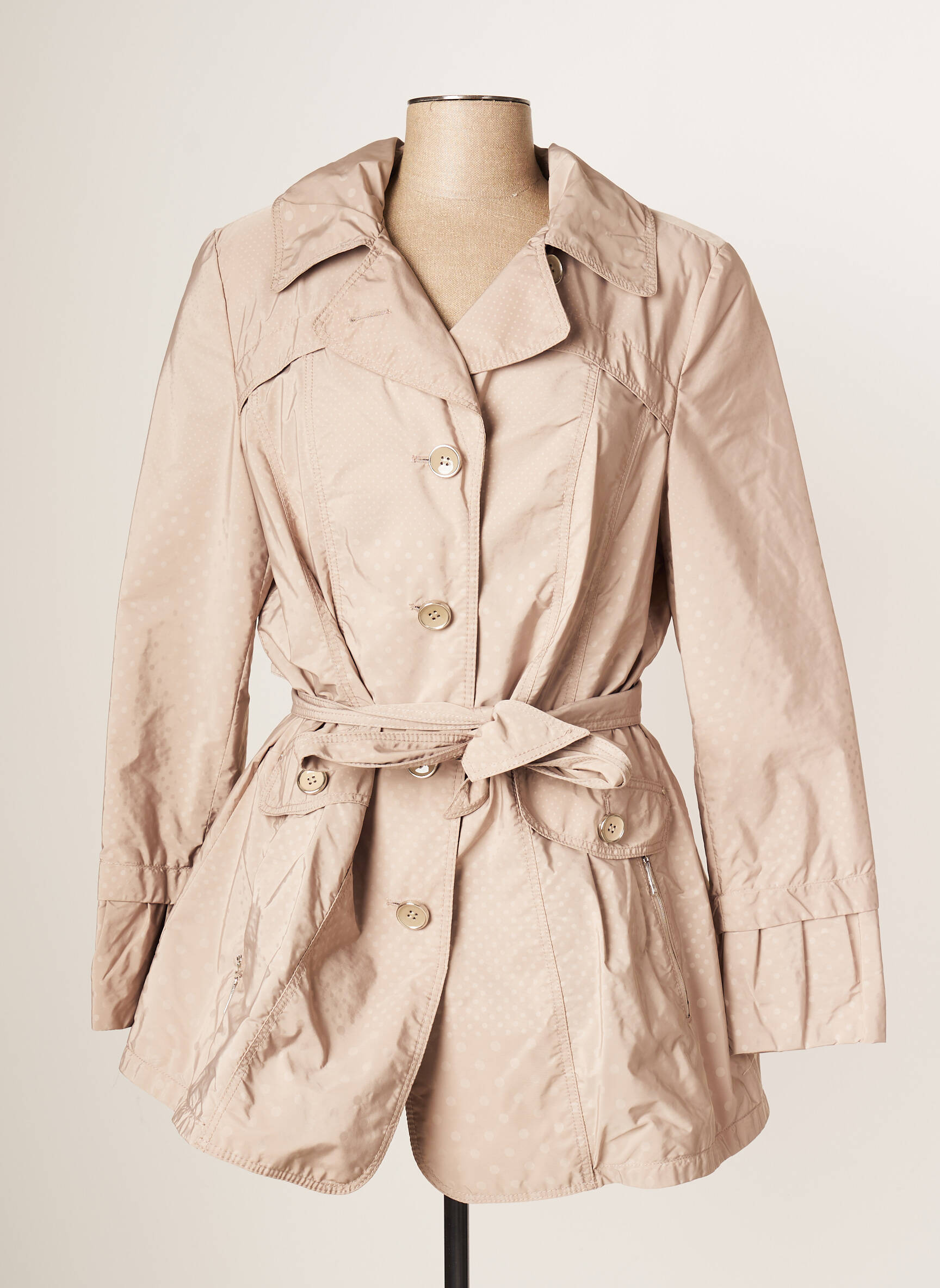Barbara Lebek Coupe Vents Femme couleur beige