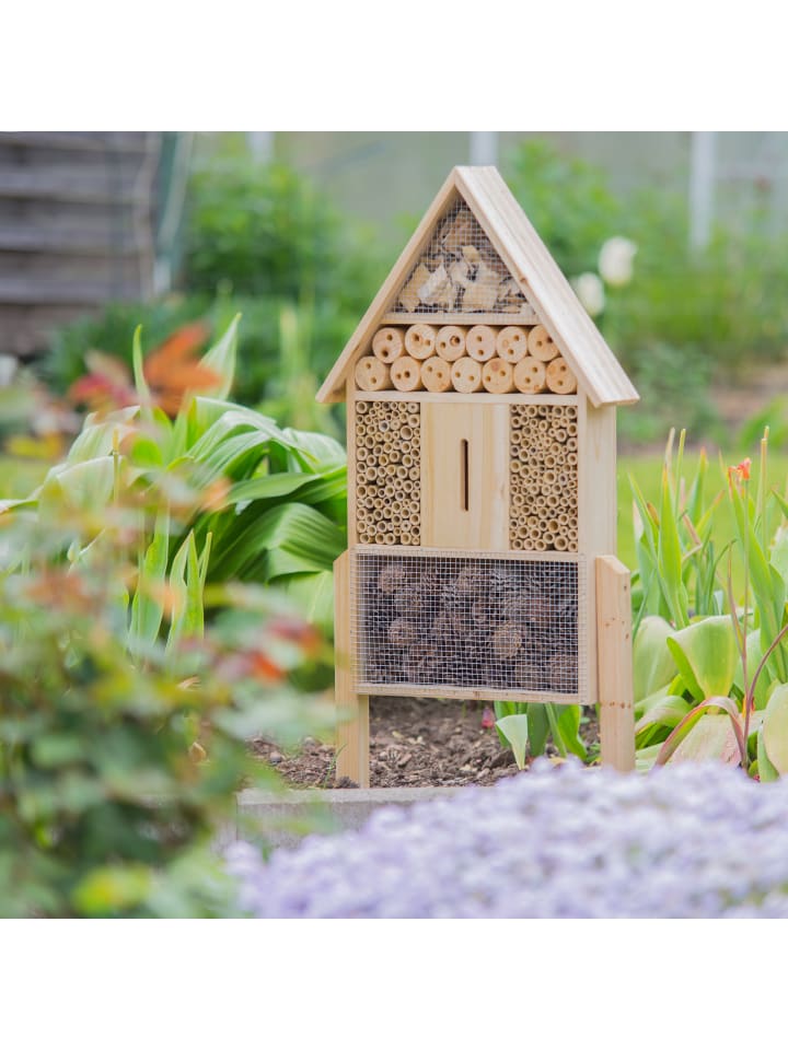 relaxdays Insektenhotel in Natur - (B)37 x (H)60,5 x(T)9 cm günstig kaufen onesize