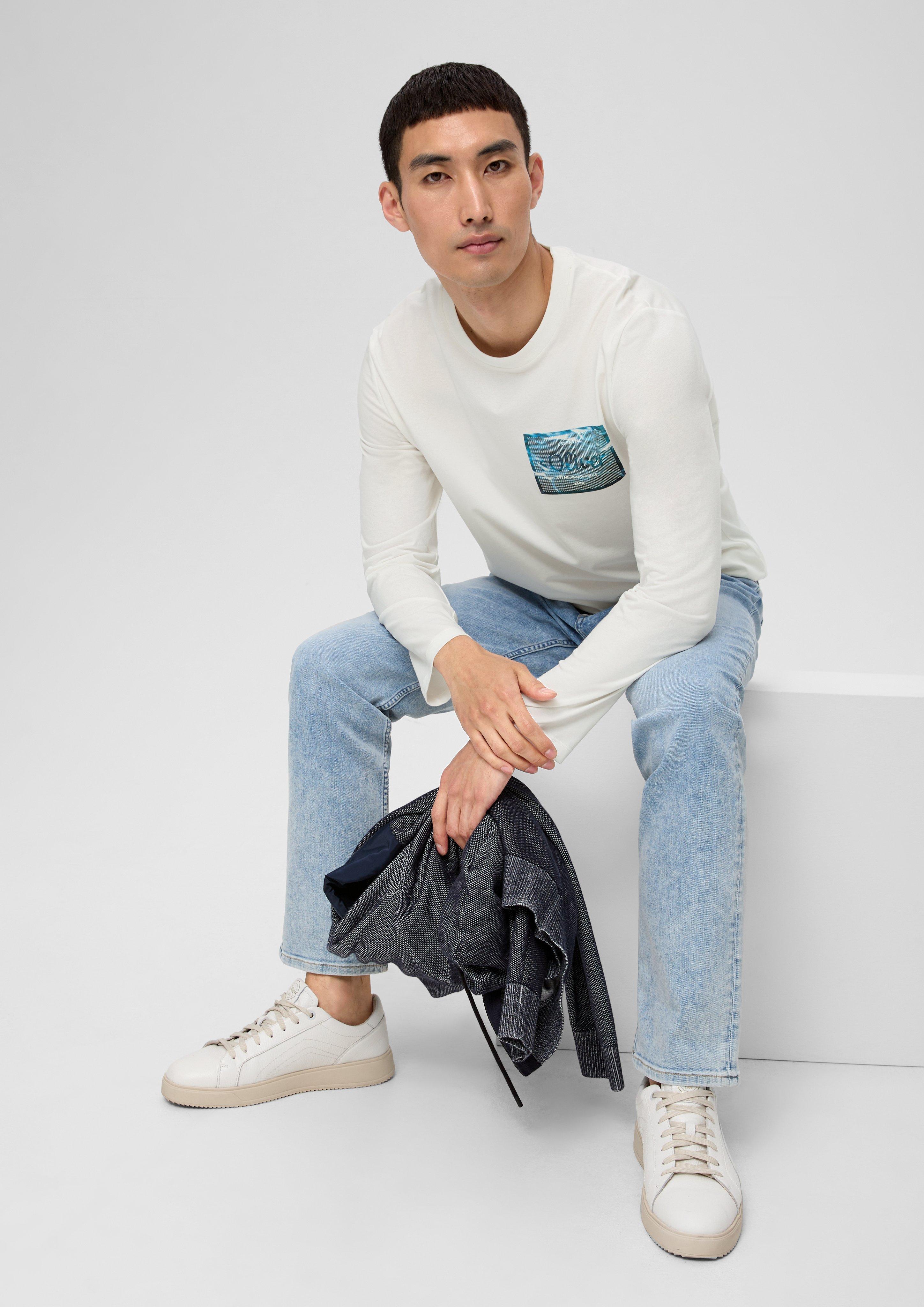 Longsleeve aus Baumwollstretch  2135693-01D1