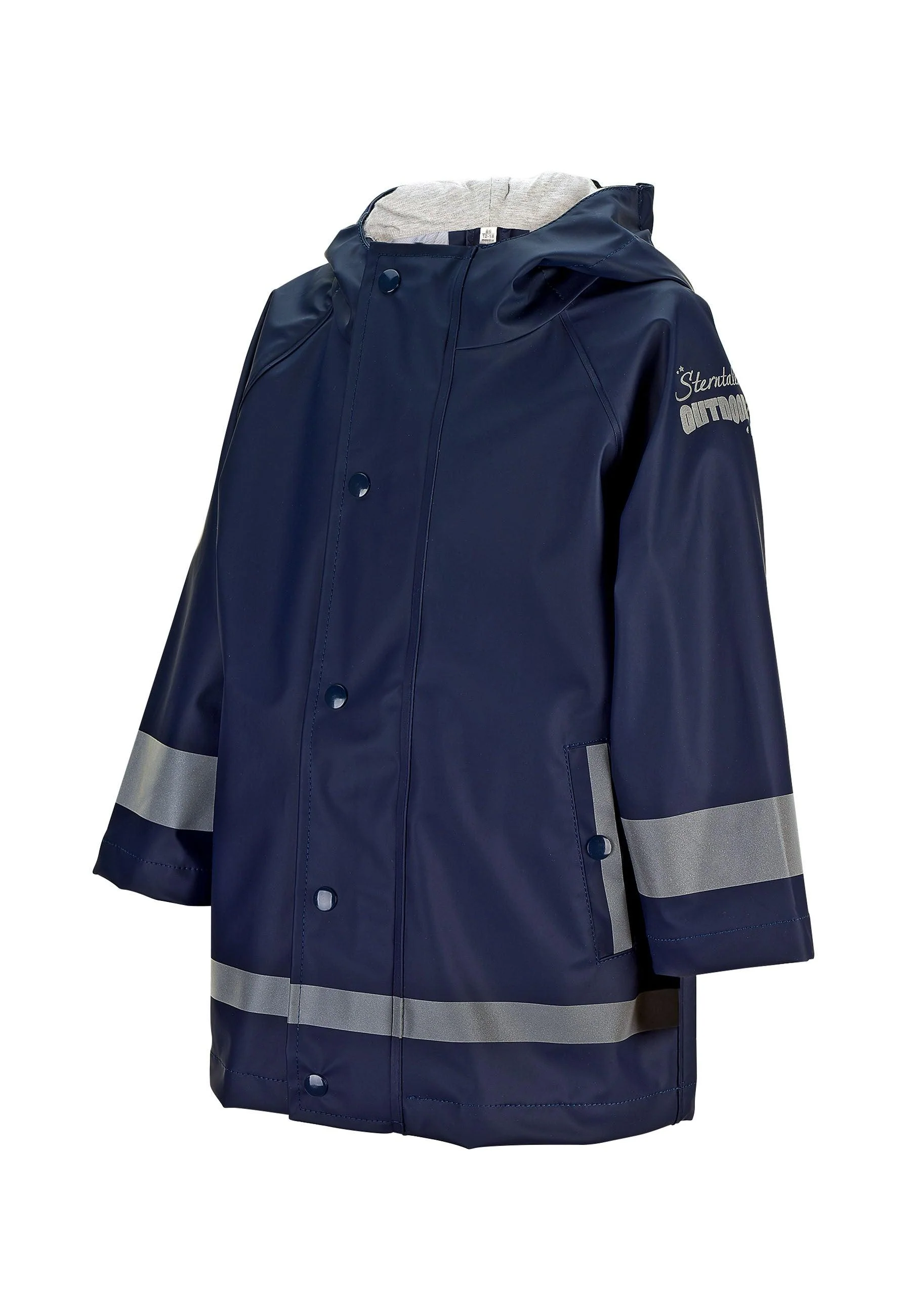 Regenjacke ungefüttert mit Reflektoren,wasserdicht