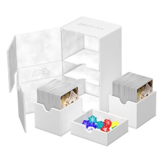 Ultimate Guard Twin Flip`n`Tray 200+ XenoSkin Monocolor - Weiß