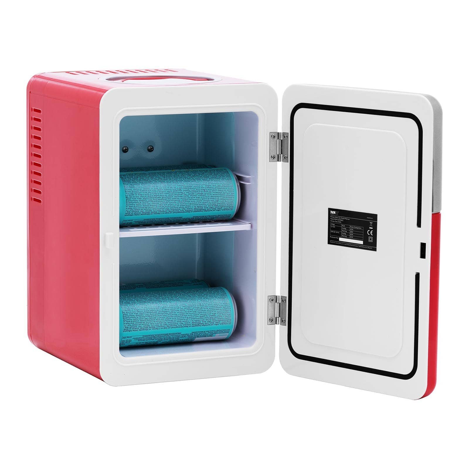 MSW Elektrische Kühlbox Mini-Kühlschrank 12 V/230 V - 2-in-1-Gerät mit Warmhaltefunktion - 6 L