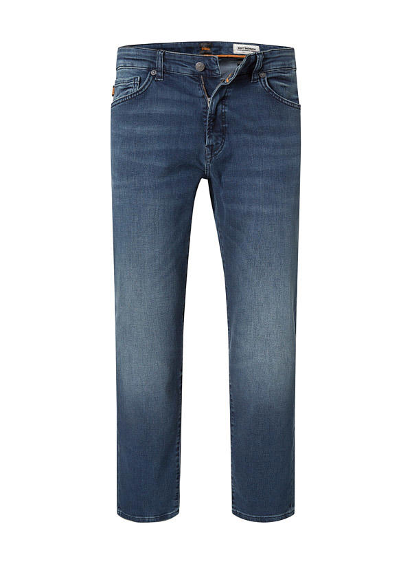BOSS Orange, Jeans Maine, Regular Fit, Baumwolle-Stretch, navy