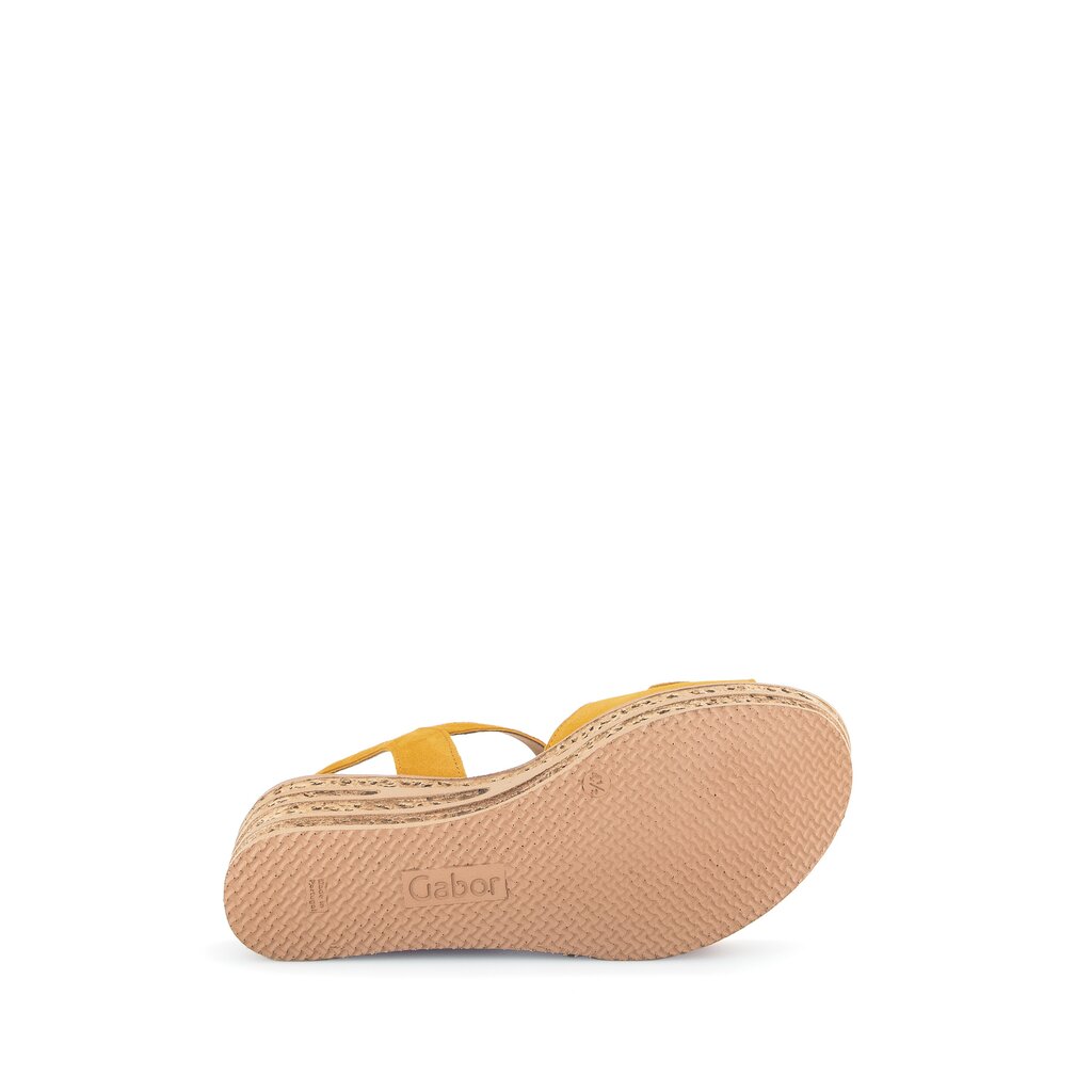 Gabor fashion Keilsandalette gelb