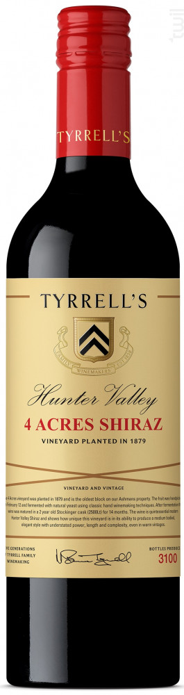 4 Acres Tyrrell's Wines Vin Rouge●Hunter Valley 2021 75cl