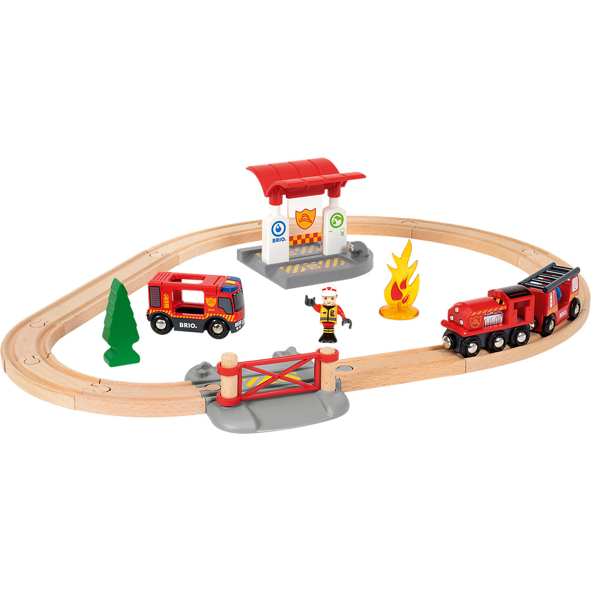 Bahn Feuerwehr Set