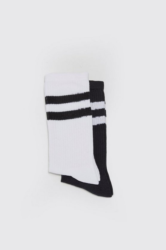 7er-Pack Sport-Socken mit Streifen