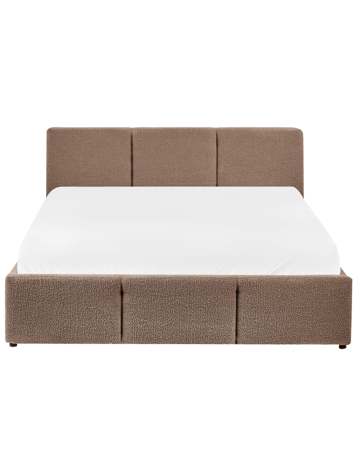 Beliani Doppelbett BOUSSE in Beige - (W) 151 x (H) 79 x (L) 219 cm günstig kaufen onesize