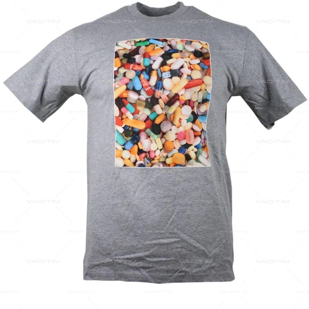 Pills Tee Heather Grey