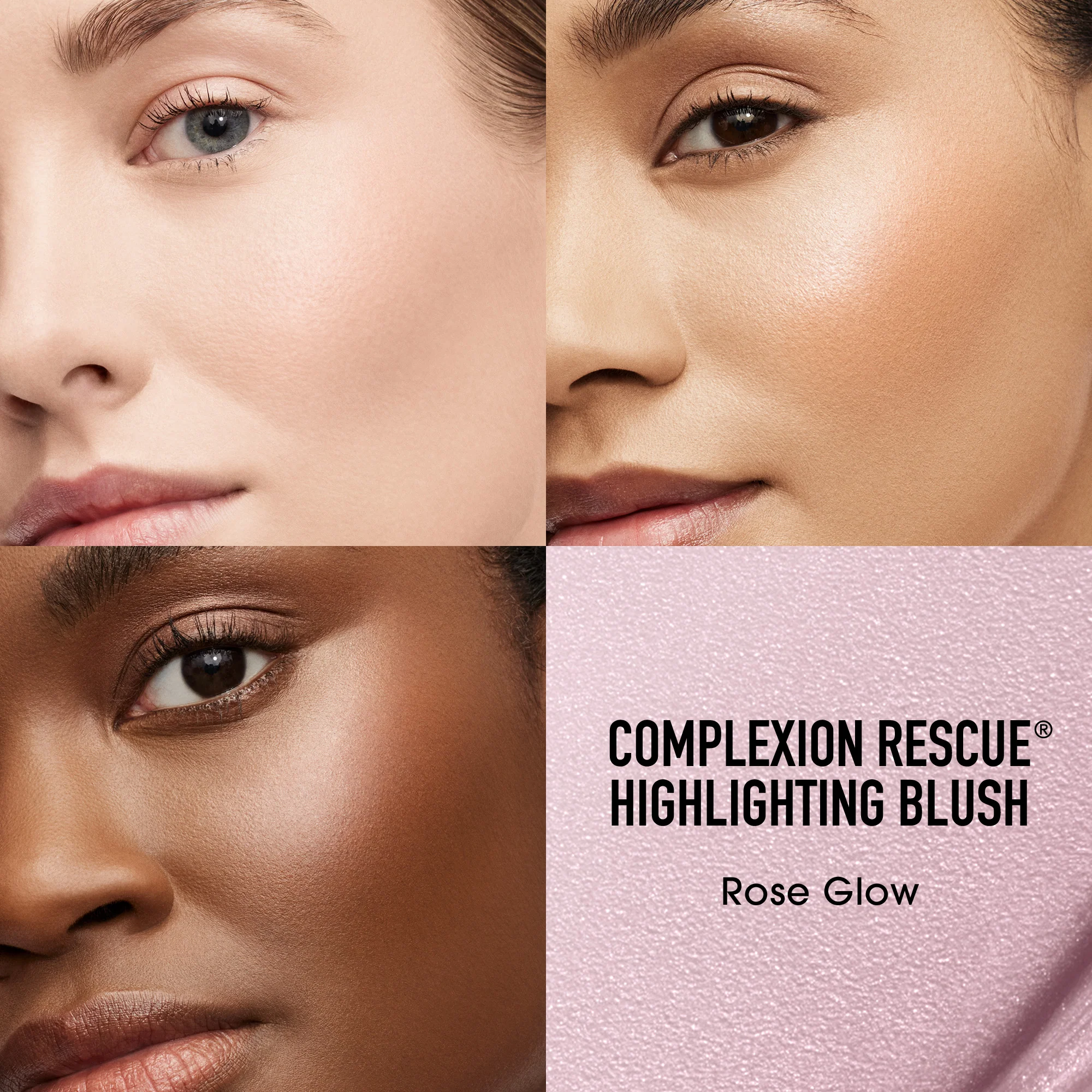 Fard de obraz iluminator Complexion Rescue - Iluminatoare și iluminatoare, Fard de obraz cremos