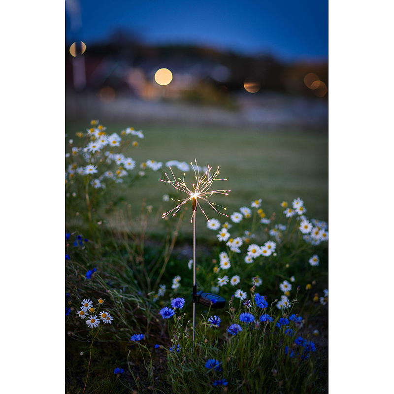 Home Spyd 90 LED, fyrverkeri, solcelle