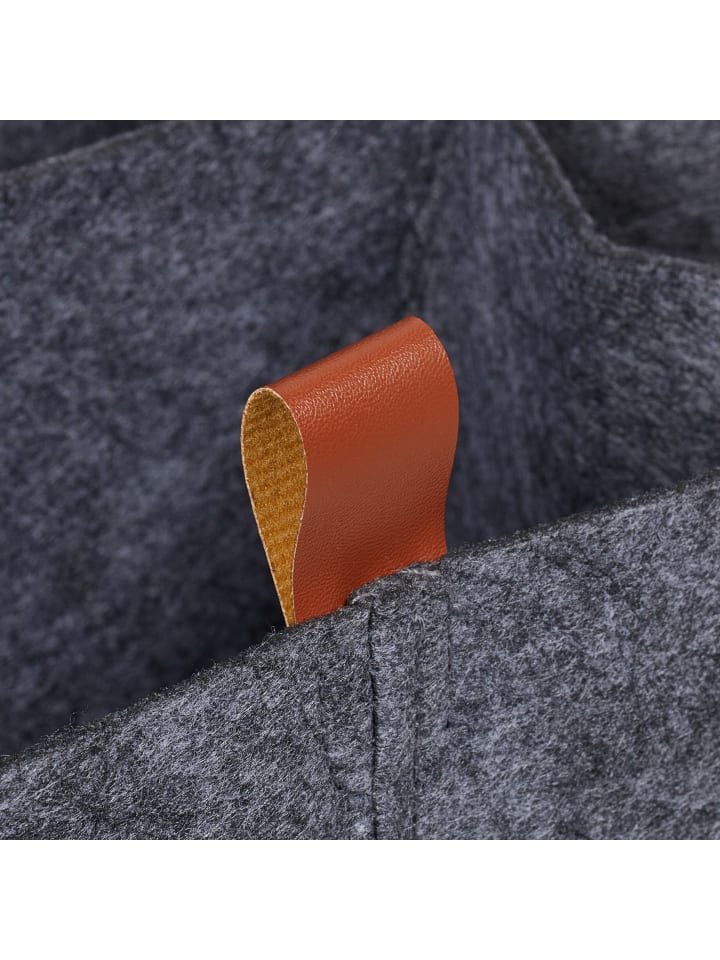 relaxdays 3-tlg. Aufbewahrungskorb in Grau günstig kaufen onesize