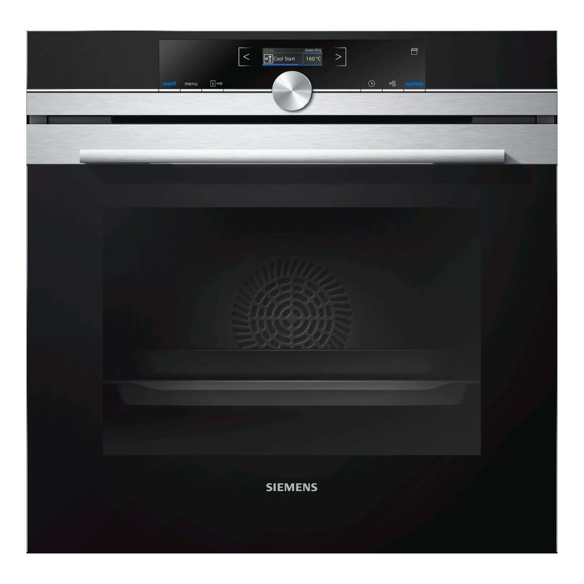 SIEMENS Dampfbackofen Siemens HR675GBS1 iQ700 Dampfbackofen 71L mit Grill, mit 1-fach-Teleskopauszug, Pyrolyse + Hydrolytisch