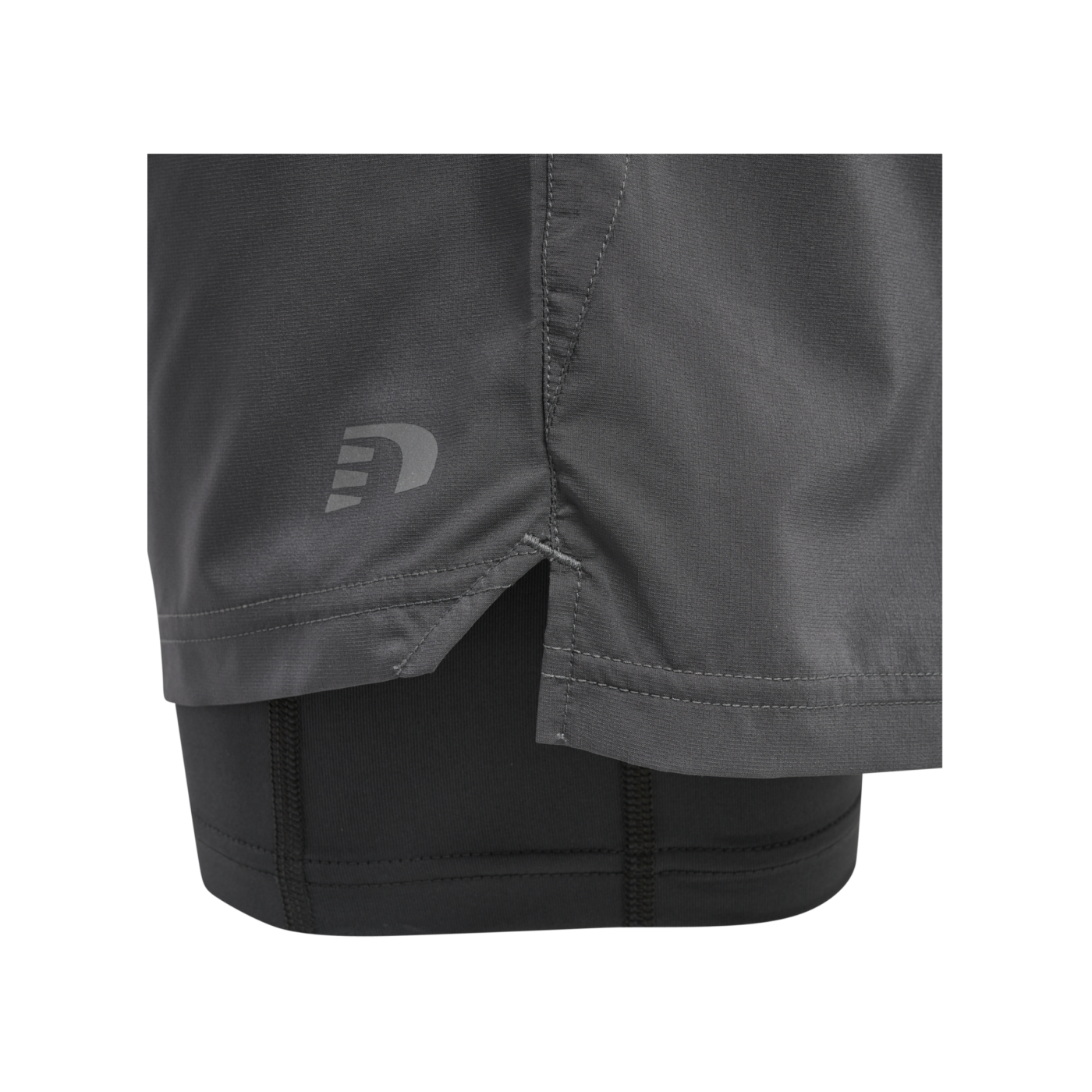 Newline 2in1 Short Running Damen Grau F2162
