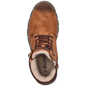 Puccetti Schnür Boots in braun