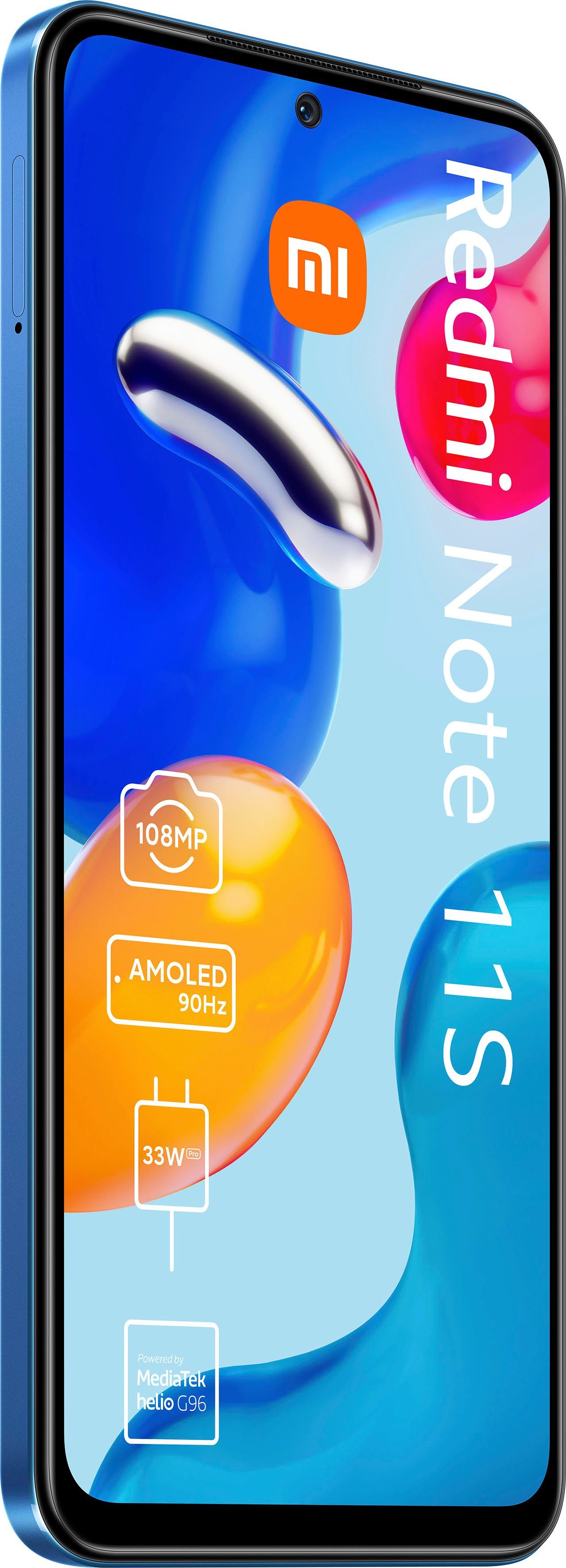 Xiaomi Redmi Note 11S Smartphone (16,33 cm/6,43 Zoll, 64 GB Speicherplatz, 108 MP Kamera)
