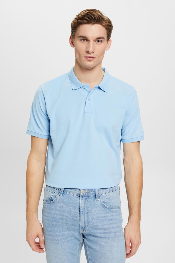 Slim-Fit-Poloshirt aus Baumwoll-Piqué