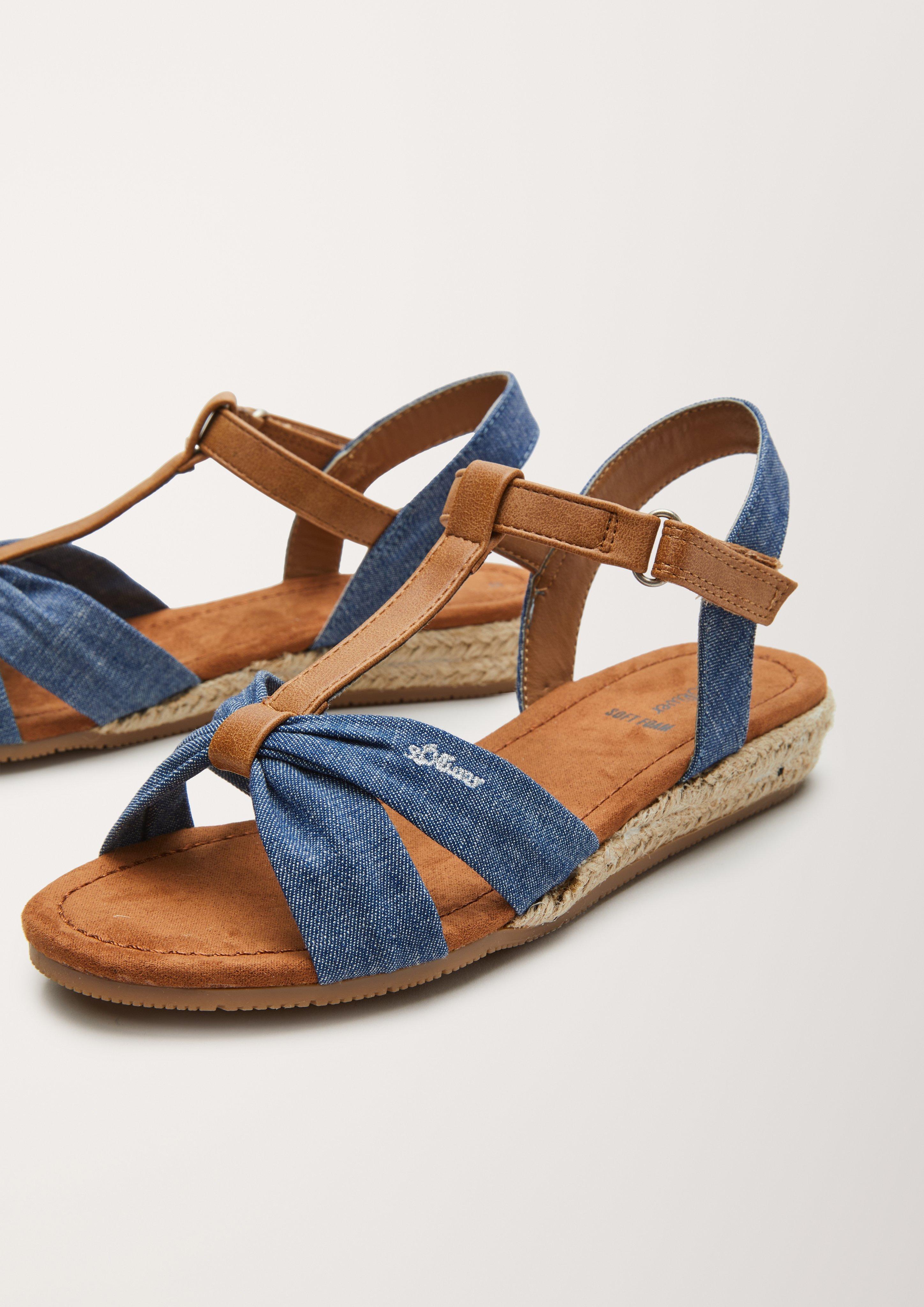 Sandalen mit Denim-Details  6005741-816