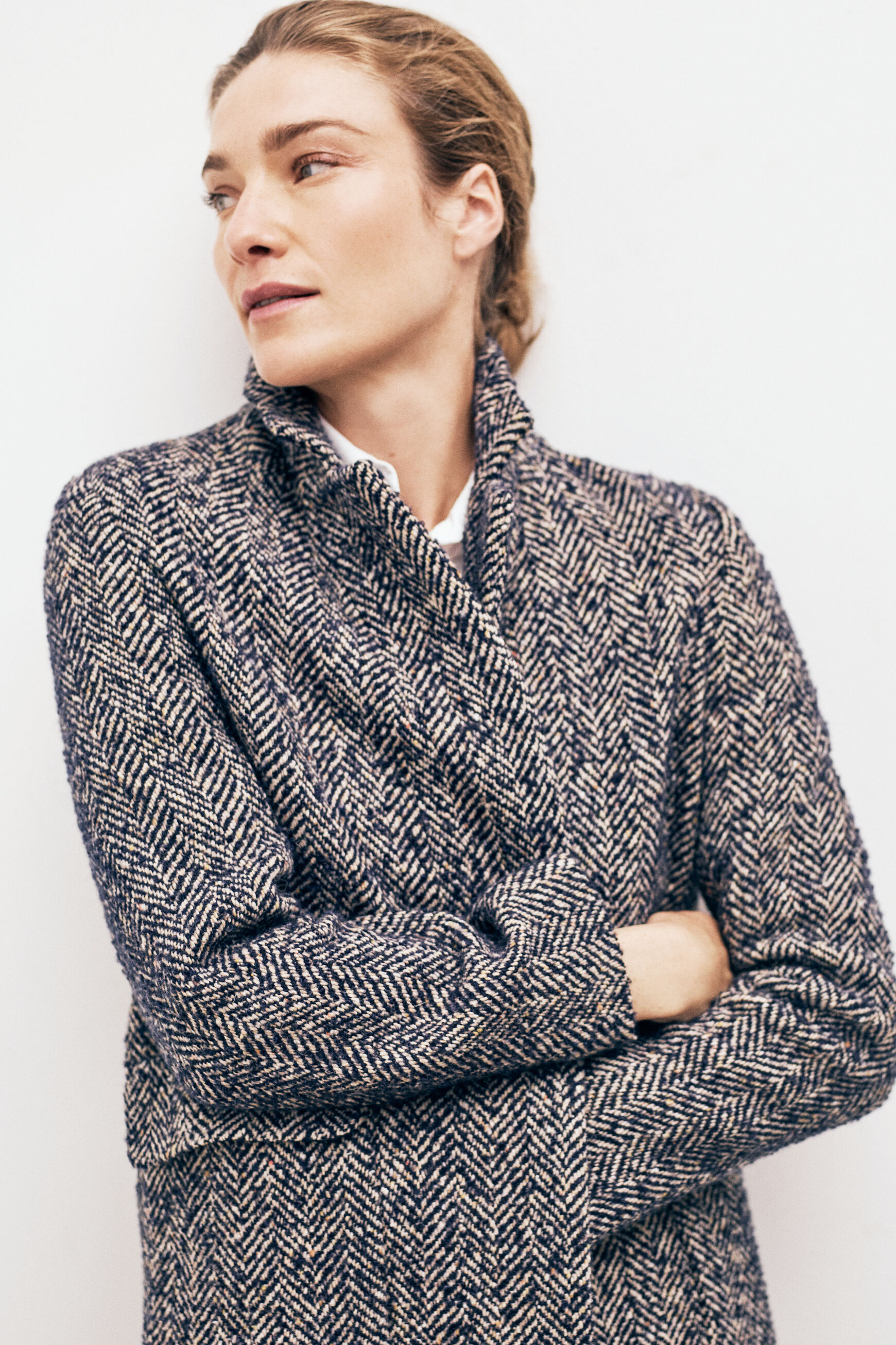 manteau elton bleu marine femme