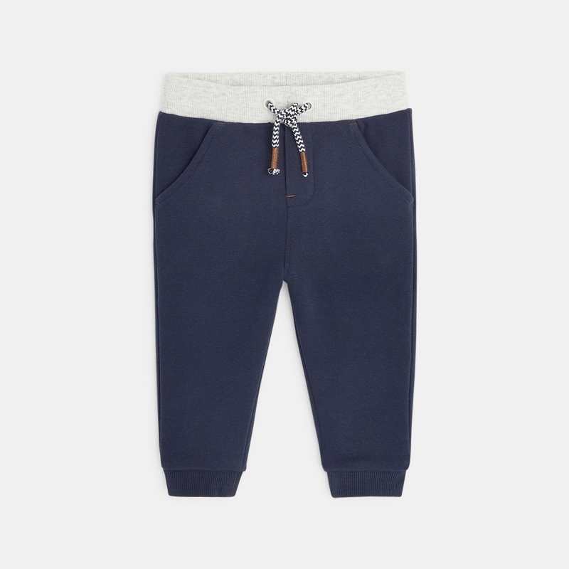 Pantalon jogging bleu bébé garçon