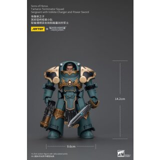 Warhammer The Horus Heresy Actionfigur 1/18 Tartaros Terminator Squad Sergeant With Volkite Charger And Power Sword 12 cm