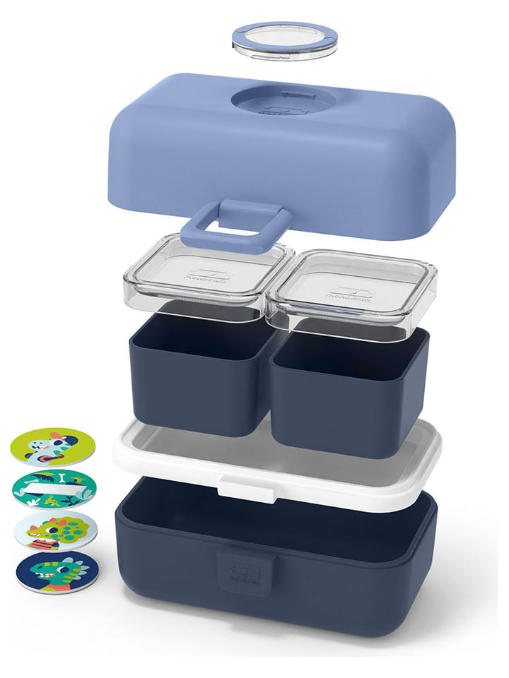 Monbento 7tlg, Lunch-Set in Blau günstig kaufen onesize