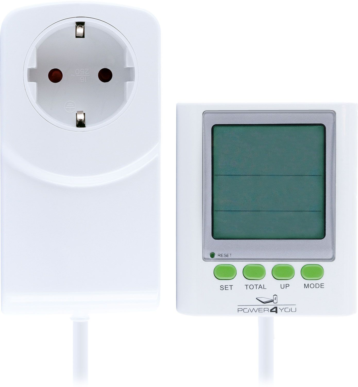Schwaiger Energiekostenmessgerät mit separatem Display