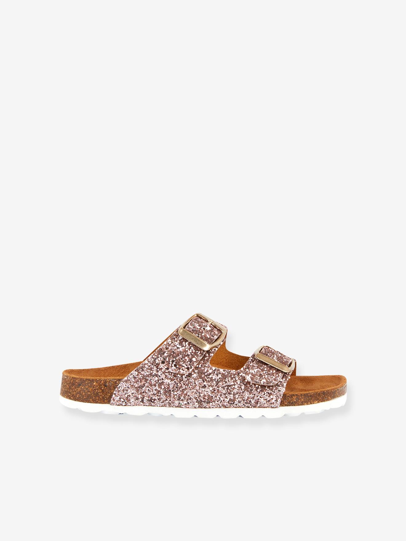 Mules fille Zinkle LES TROPEZIENNES® PAR M. BELARBI or/rose