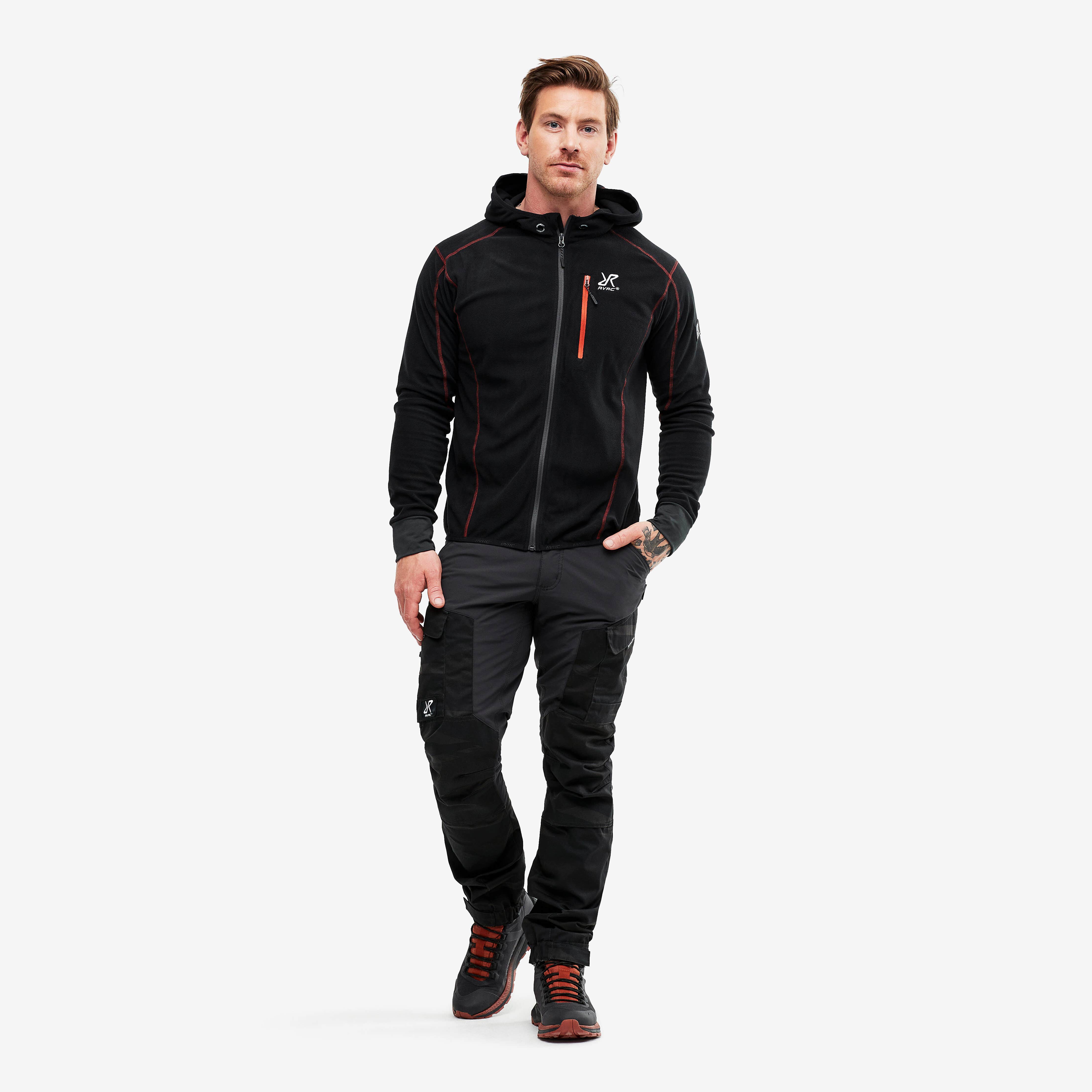 Trekker Hoodie Homme Black