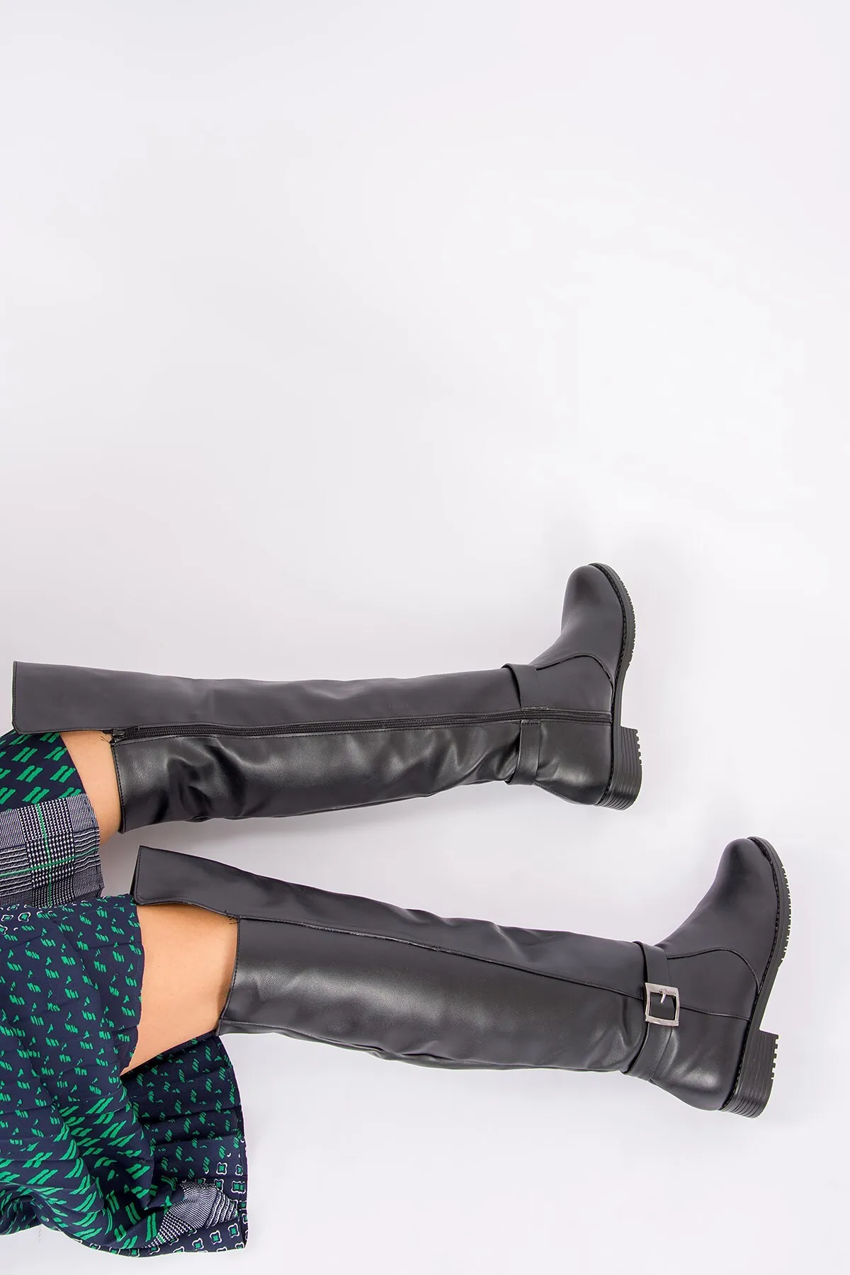 Fox Shoes  Schwarze Damenstiefel E726561809