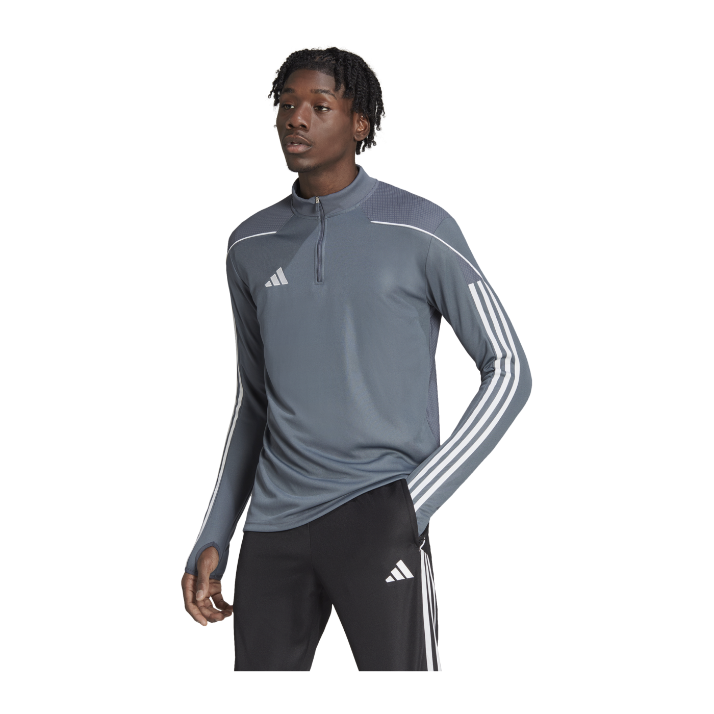 adidas Tiro 23 League Halfzip Sweatshirt Grau