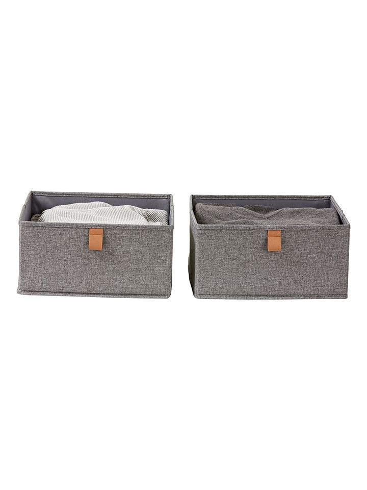 STORE IT 2er-Set: Organizer in Grau - (B)30 x (H)15 x (T)30 cm günstig kaufen onesize