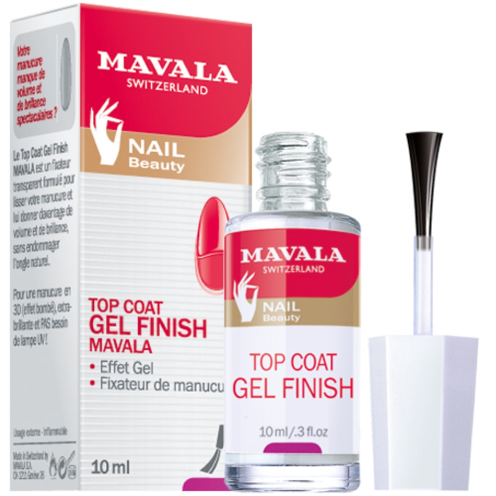 Mavala Top Coat Gel Finish Fixateur de Vernis à Ongles