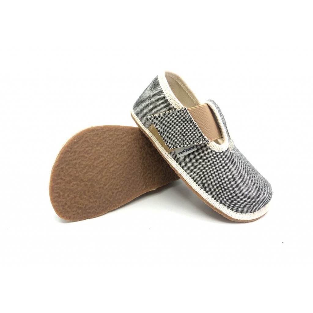 Pegres BF01U Schwarz Barfußhauschuhe