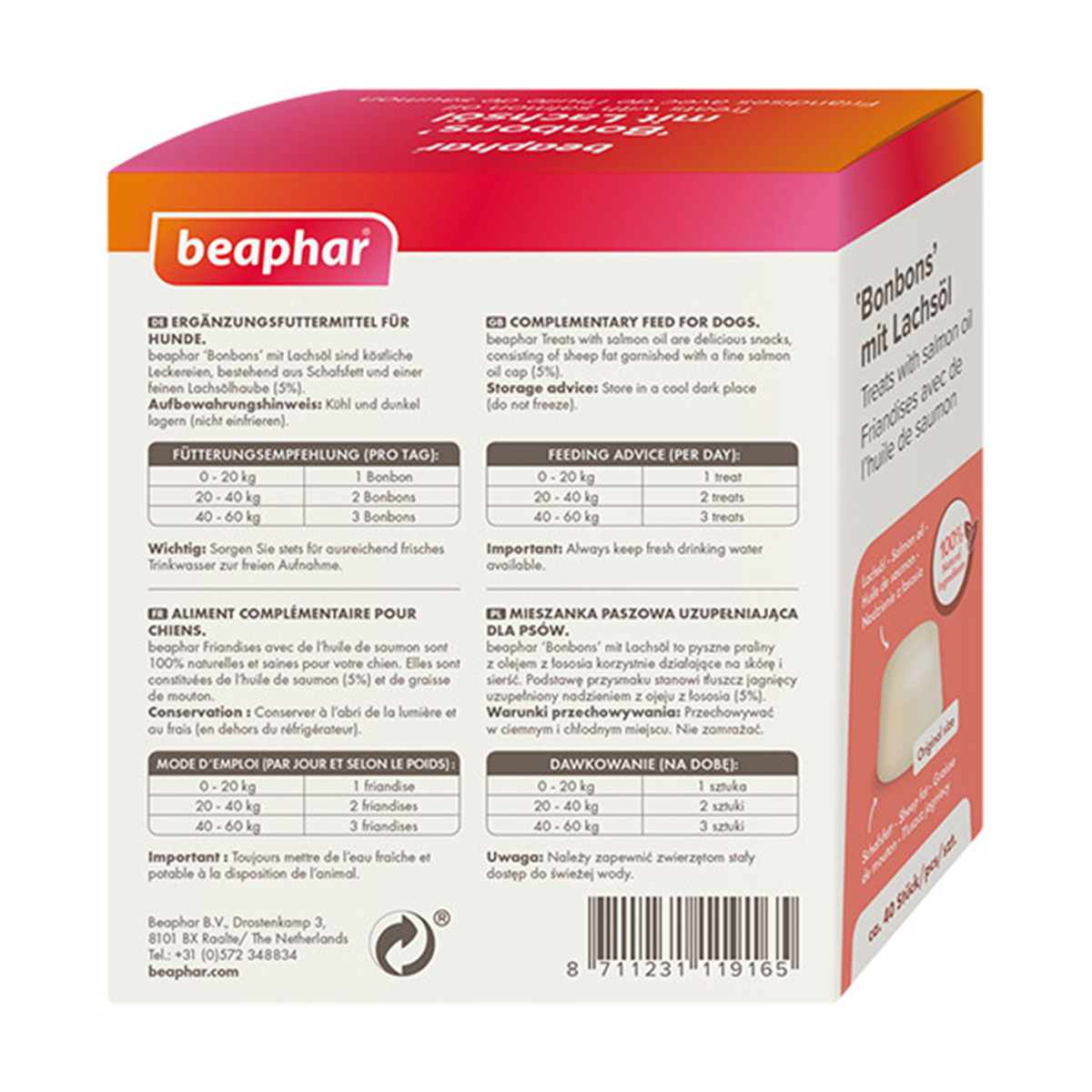 beaphar Lachsöl Bonbons 245g günstig kaufen bei ZooRoyal