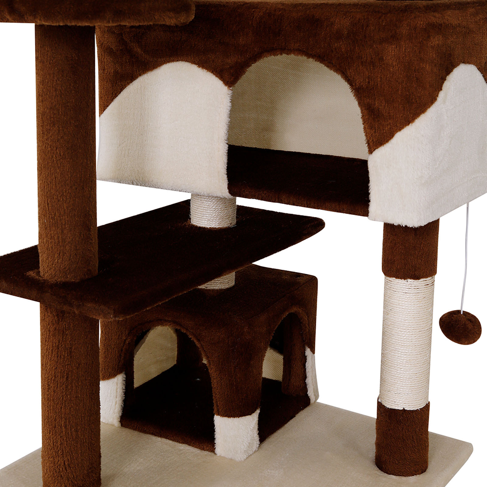 Lionto Kratzbäume Lionto Kratzbaum, Höhe 130 cm braun/ beige