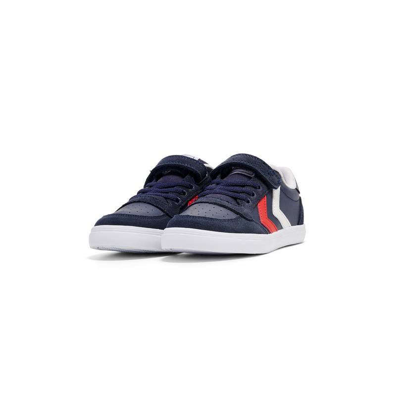 hummel SLIMMER STADIL LEATHER LOW JR Sneaker Kinder