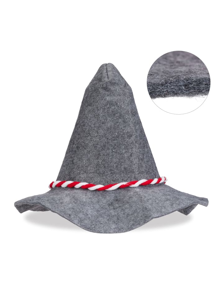 relaxdays Seppelhut in Grau günstig kaufen onesize