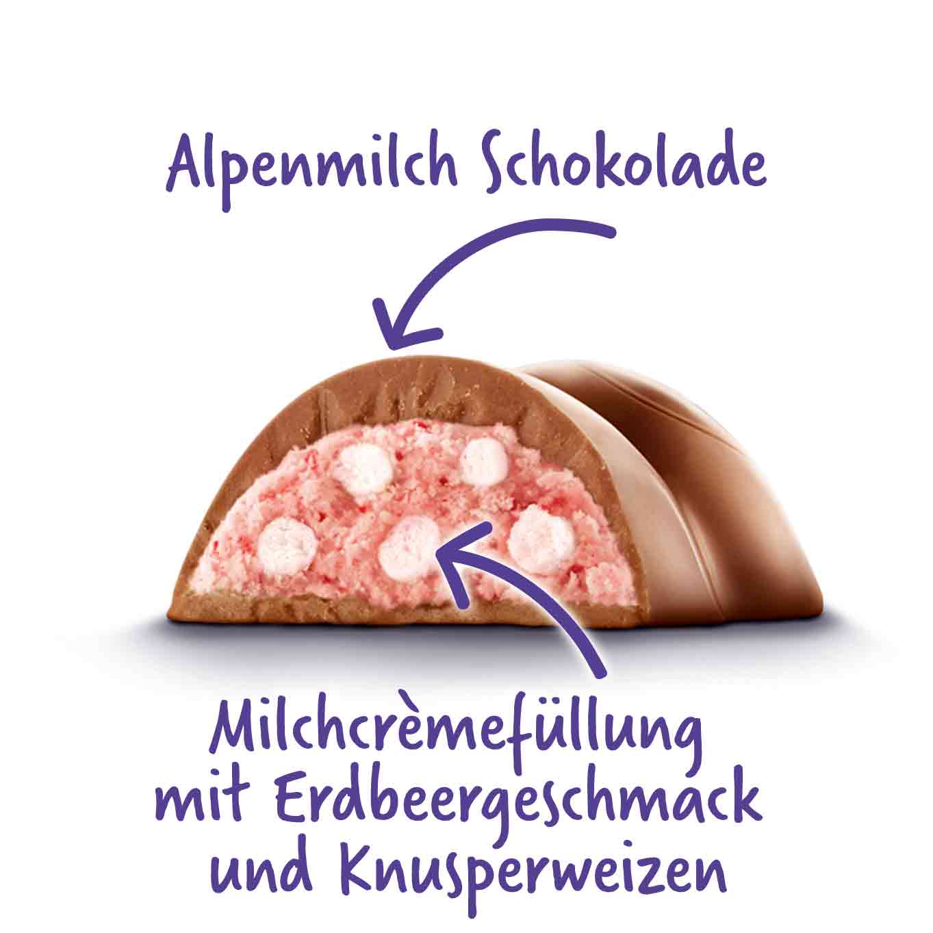 Milka Strawberry Riegel 5x36,5g