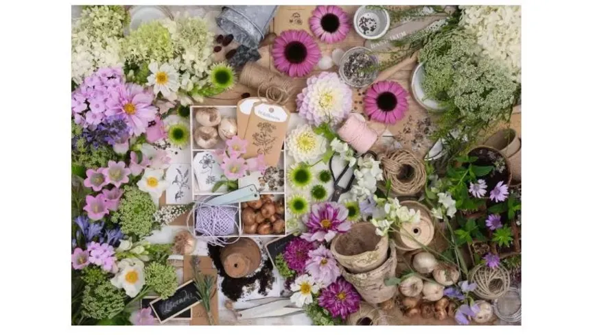 Ravensburger Puzzle - Prachtvolle Blumenliebe, 1000 Teile