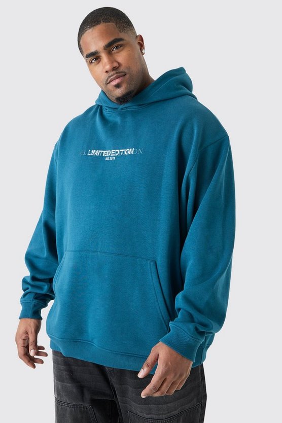 Plus Oversize Basic Limited Hoodie