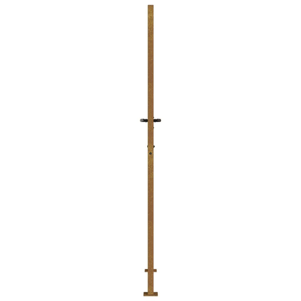 vidaXL Gartentor Gartentor 105x180 cm Cortenstahl Baum-Design