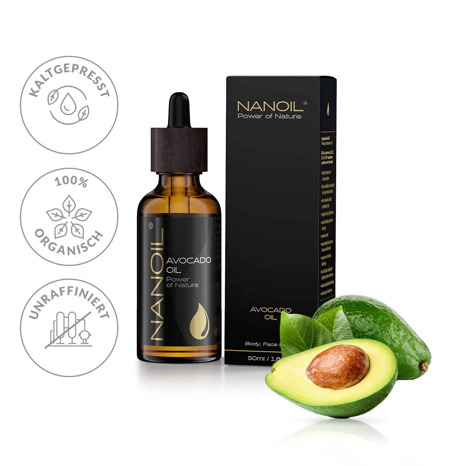 Nanoil Avocado Oil 50 ml