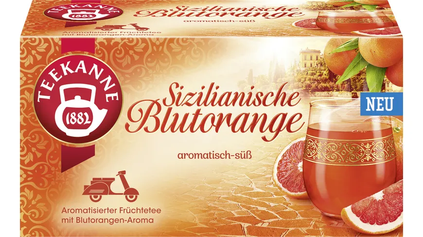 Teekanne Früchtetee Sizilianische Blutorange 75 g