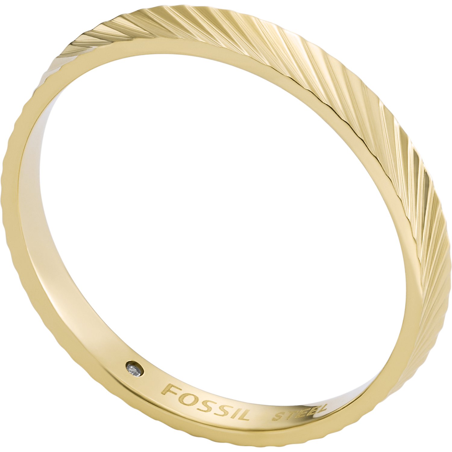 Fossil Gold Rings
