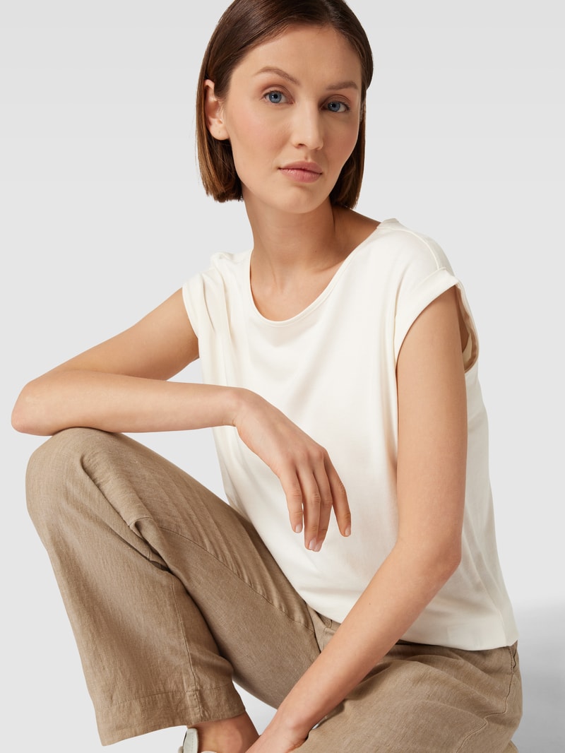 T-Shirt mit Fledermausärmeln in offwhite
