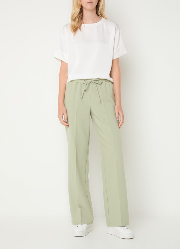 Pantaloni Fifth House Didi a vita alta e gamba larga con piega stirata