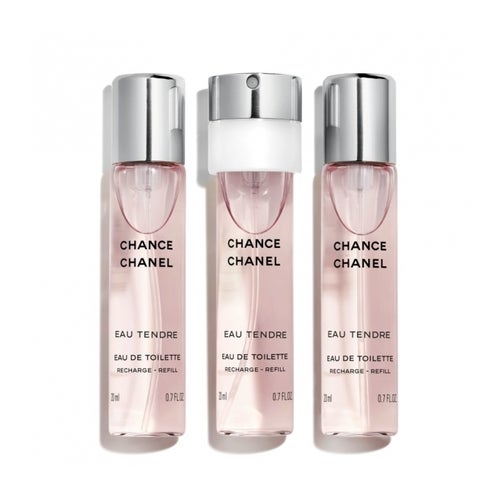 Chanel Chance Eau Tendre Eau de Toilette Refill 3 x 20 ml
