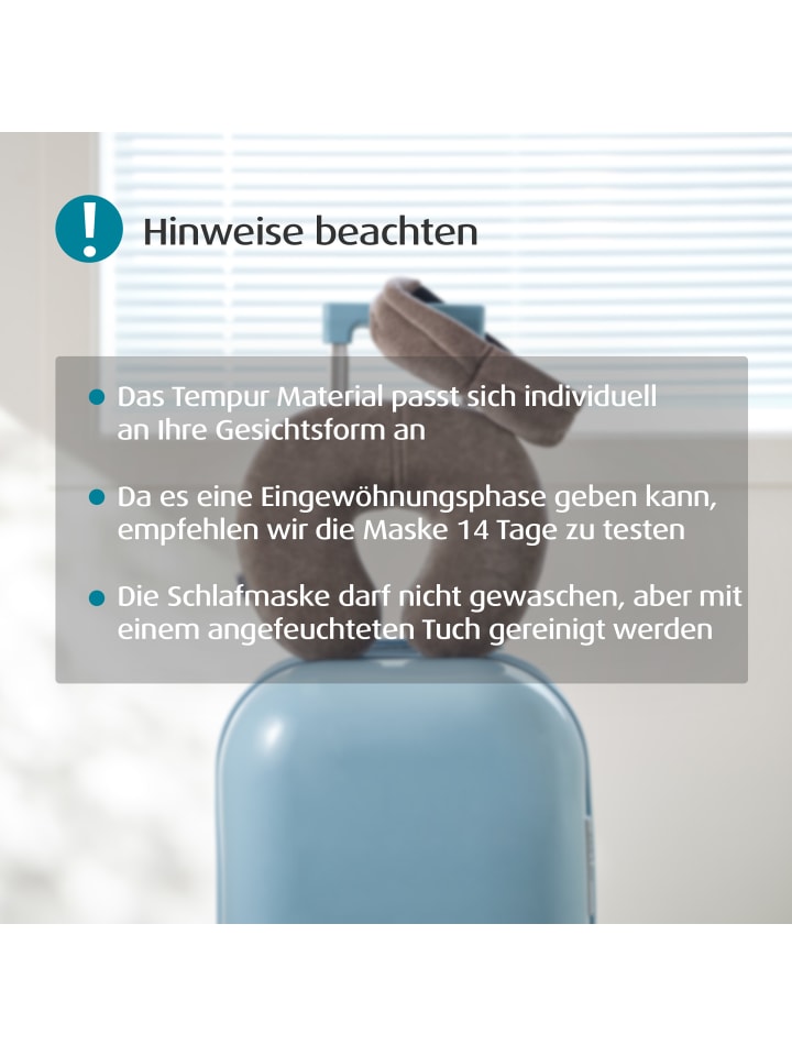 Tempur Schlafmaske in anthrazit günstig kaufen onesize